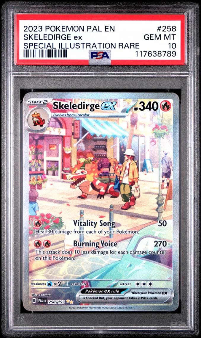 Skeledirge EX, Paldea Evolved, PSA 10