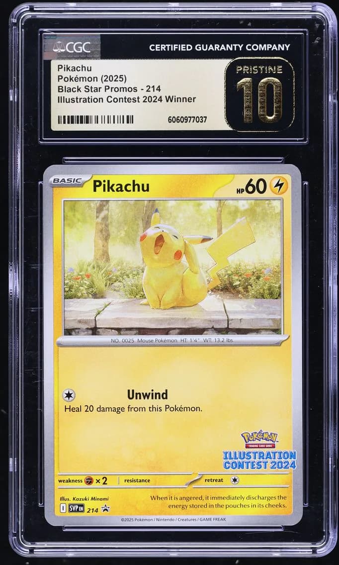 Pikachu, Black Star Promos - Scarlet & Violet SVP EN, CGC 10