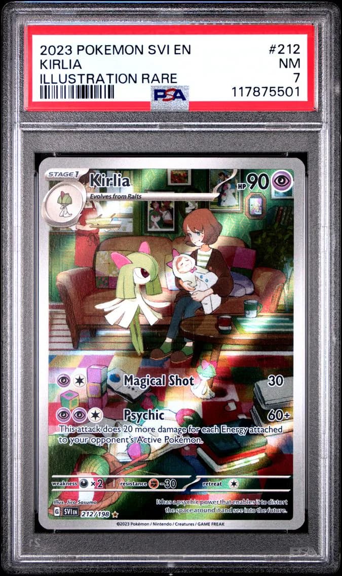 Kirlia, Scarlet & Violet, PSA 7