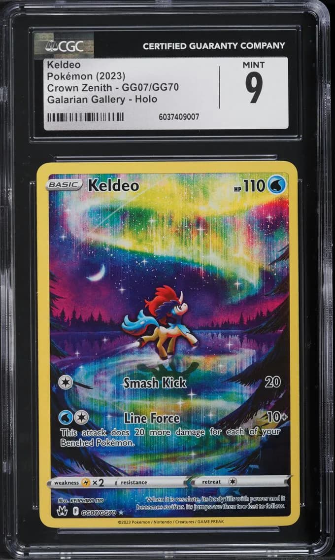 Keldeo, Crown Zenith, CGC 9