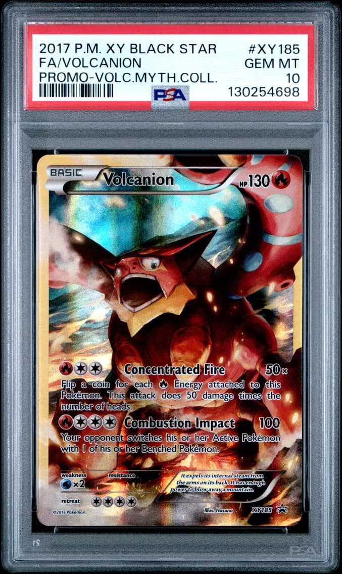 Volcanion, XY Black Star Promo, PSA 10
