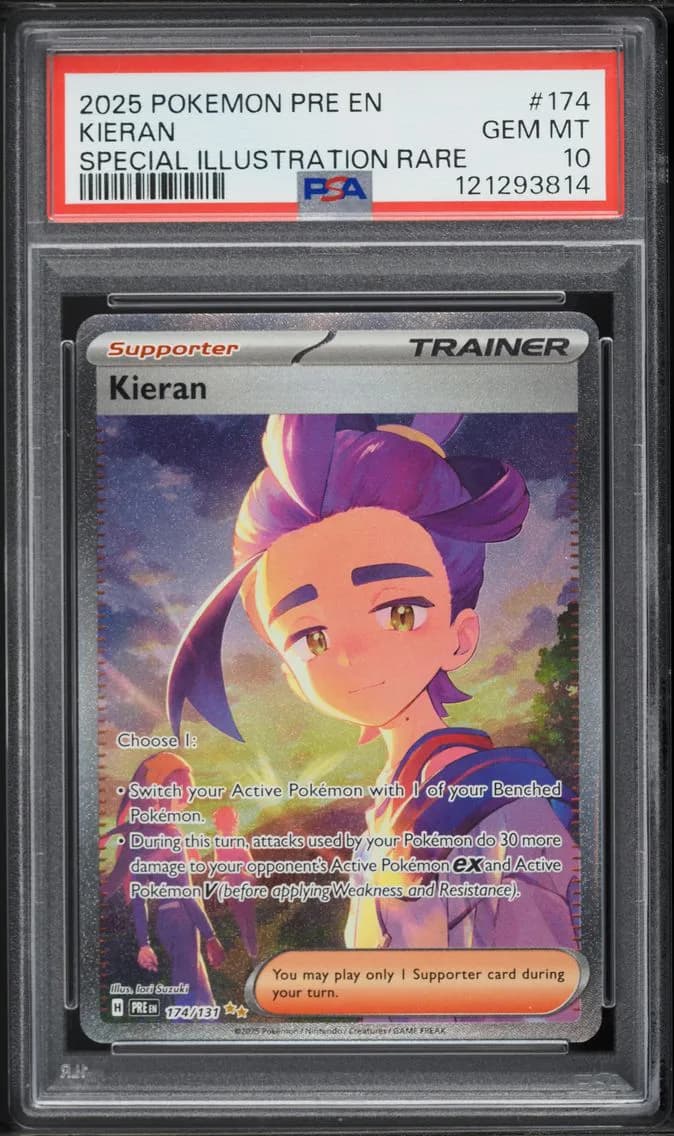 Kieran, Prismatic Evolutions, PSA 10