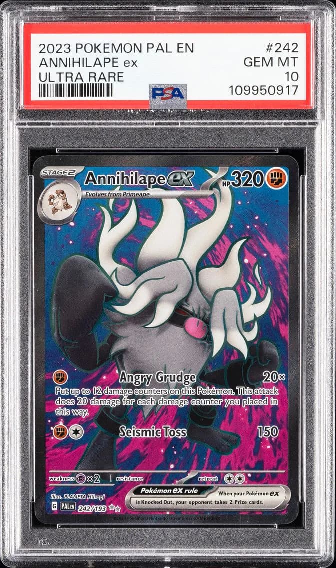 Annihilape EX, Paldea Evolved, PSA 10