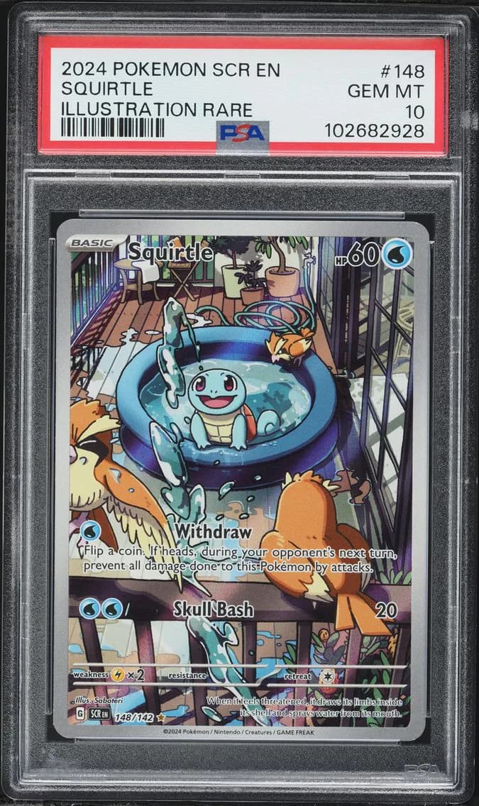 Squirtle, Stellar Crown, PSA 10