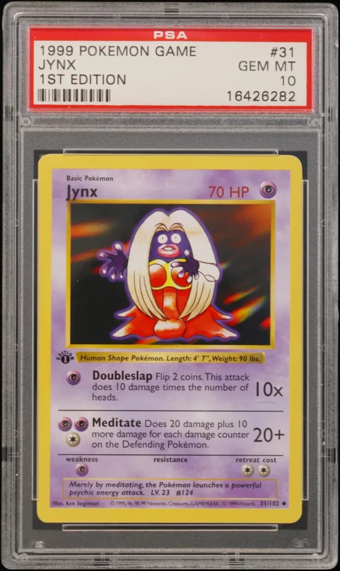 Jynx 1st Edition, Game, PSA 10
