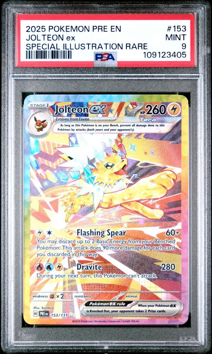 Jolteon EX, Prismatic Evolutions, PSA 9