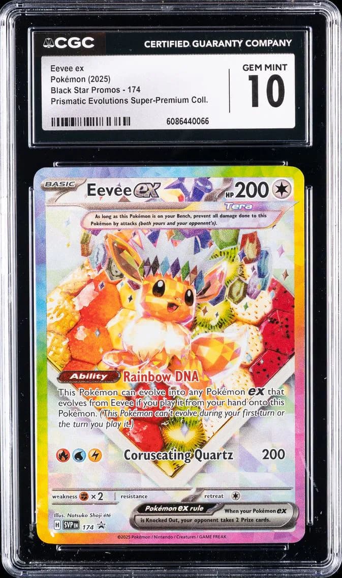 Eevee EX, Black Star Promos - Scarlet & Violet SVP EN, CGC 10
