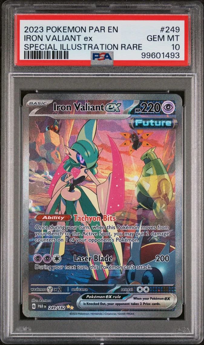 Iron Valiant EX, Paradox Rift, PSA 10