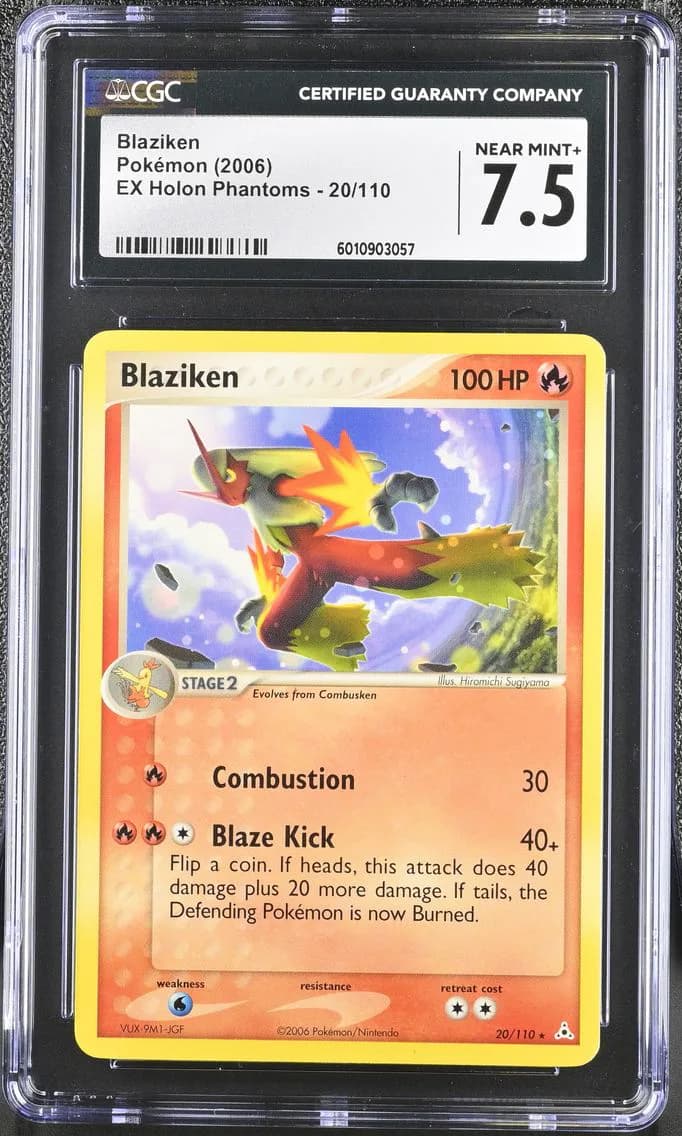 Blaziken, EX Holon Phantoms, CGC 7.5