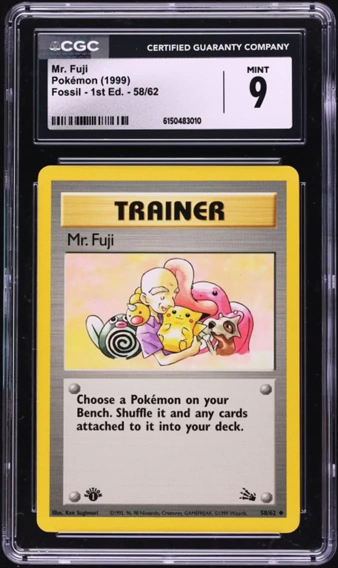 Mr. Fuji, Fossil - 1st Edition, CGC 9