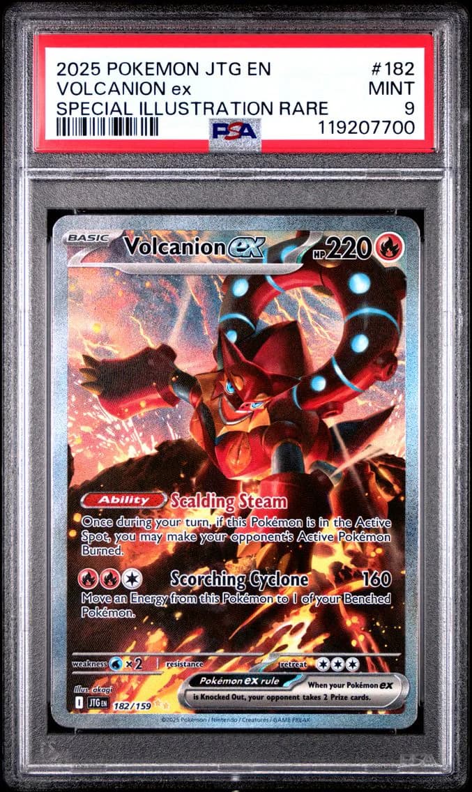 Volcanion EX, Journey Together, PSA 9
