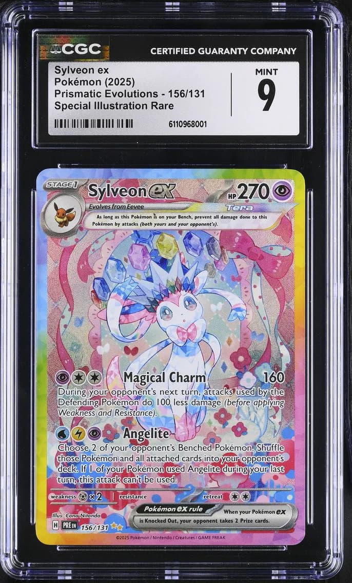 Sylveon ex, Prismatic Evolutions, CGC 9