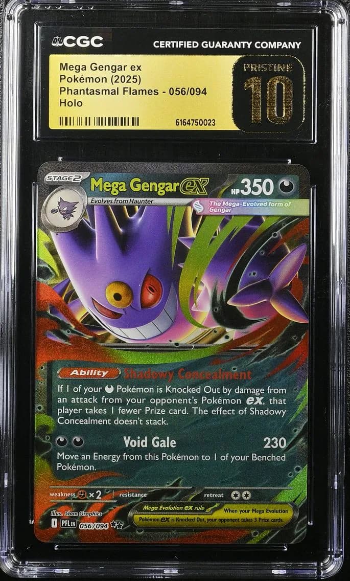Mega Gengar ex, Phantasmal Flames, CGC 10
