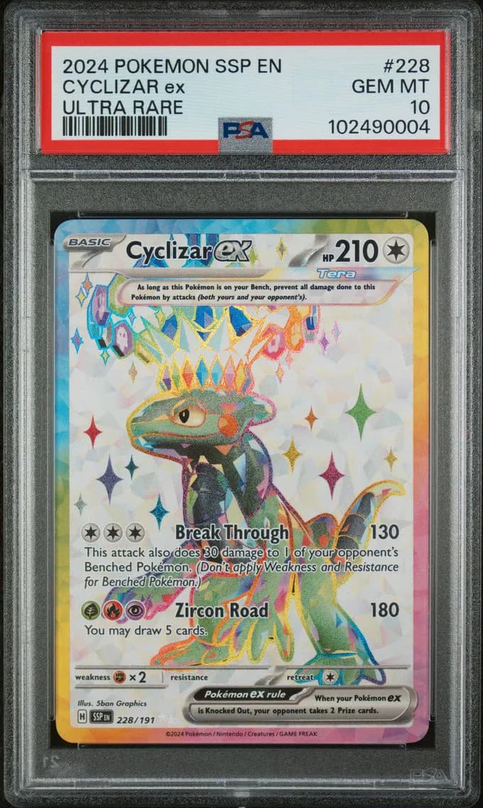 Cyclizar EX, Surging Sparks, PSA 10