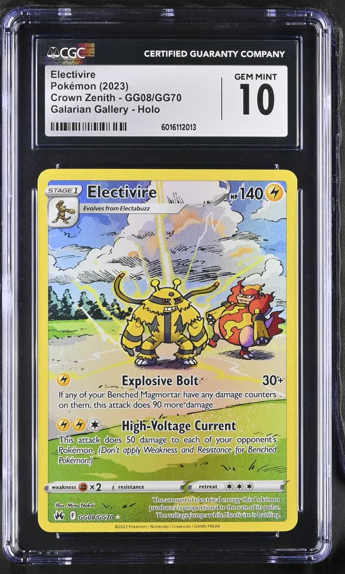 Electivire, Crown Zenith, CGC 10