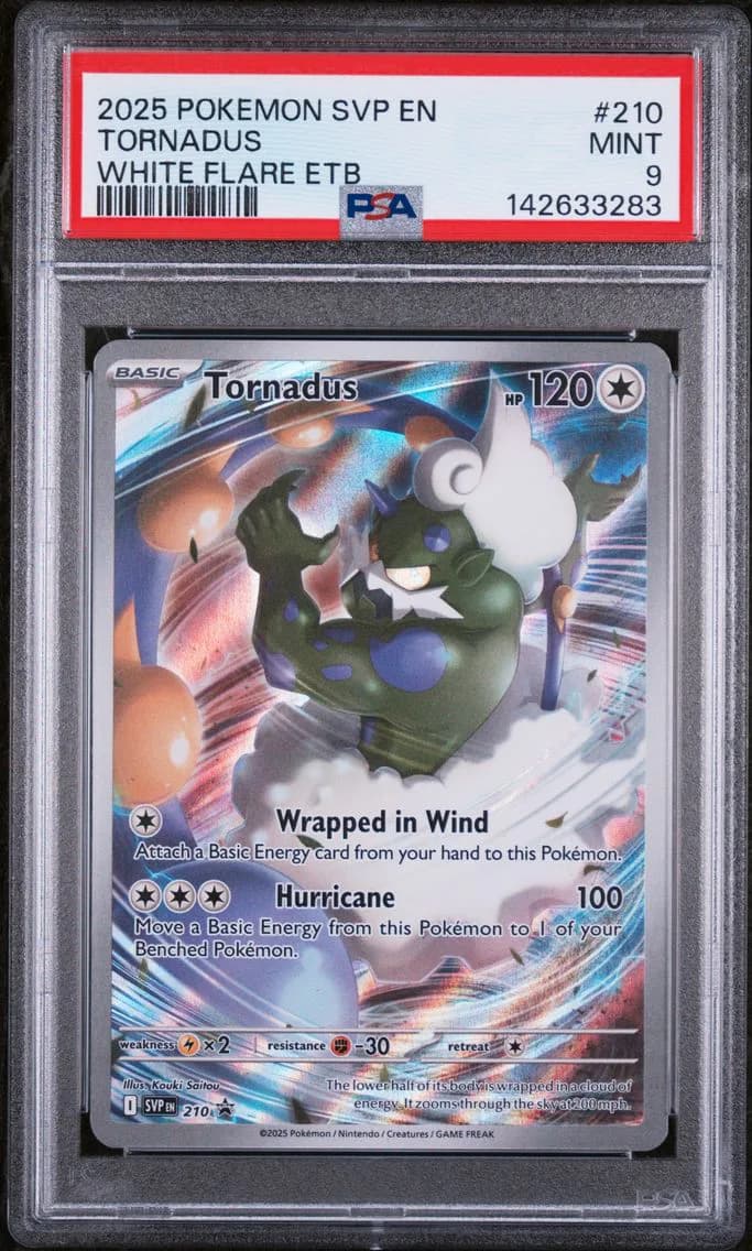 Tornadus, SV Black Star Promo, PSA 9