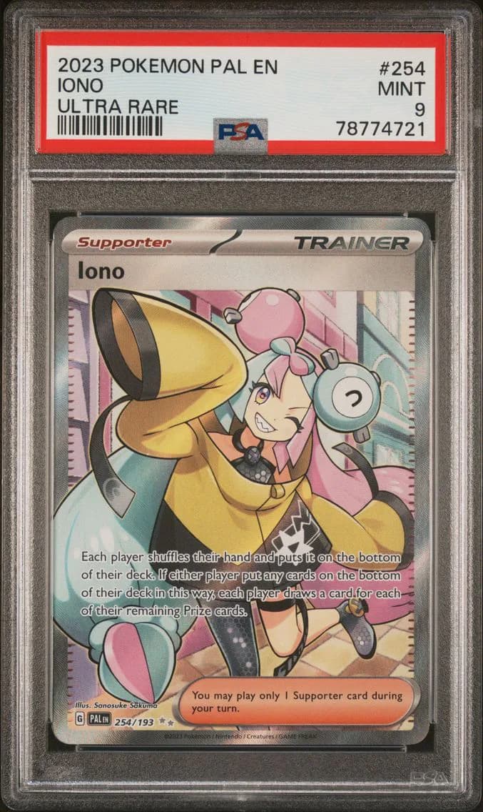 Iono, Paldea Evolved, PSA 9