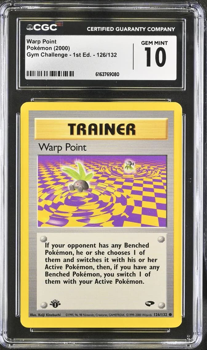 Warp Point, Gym Challenge - 1st Edition, CGC 10