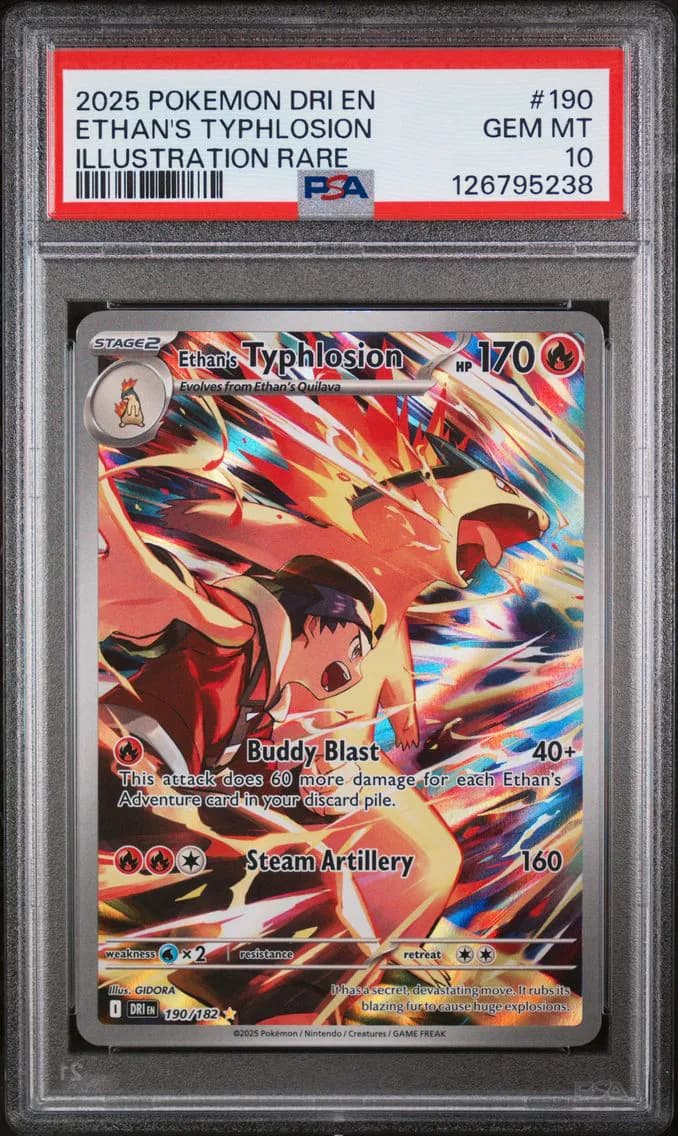 Ethan's Typhlosion, Destined Rivals, PSA 10