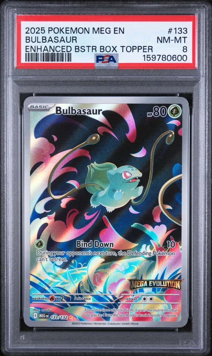 Bulbasaur, Mega Evolution, PSA 8