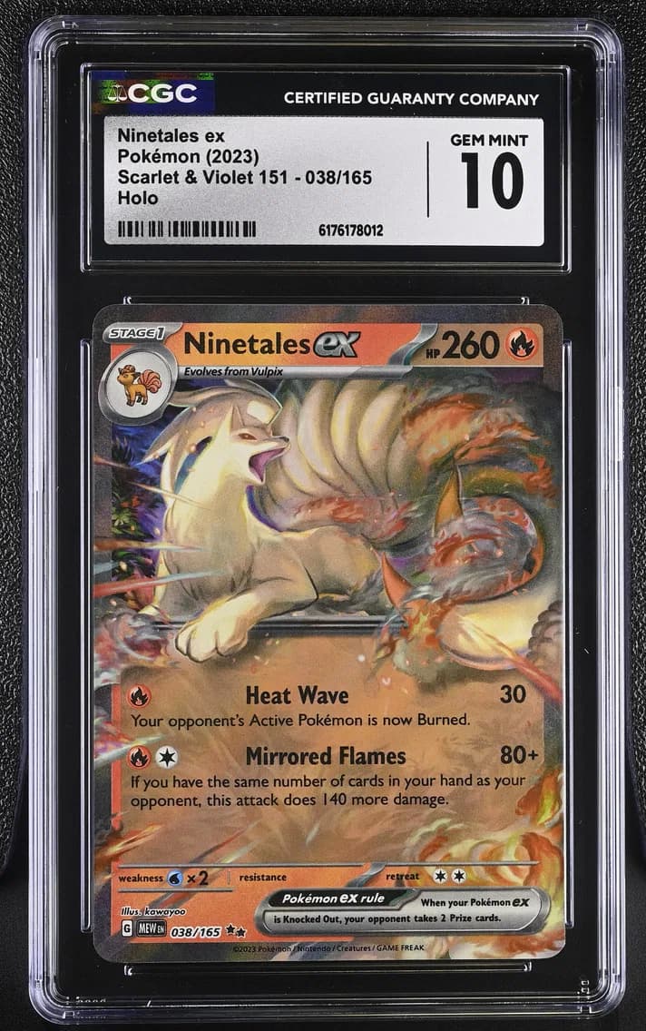 Ninetales ex, Scarlet & Violet 151, CGC 10