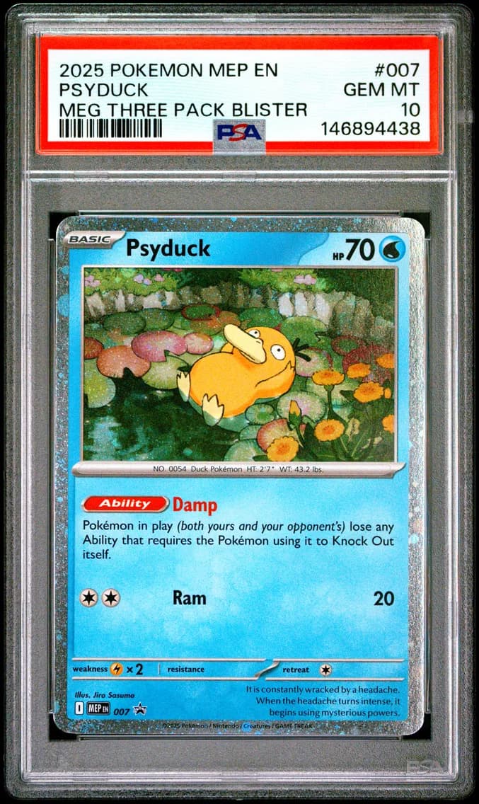 Psyduck, Me Black Star Promo, PSA 10