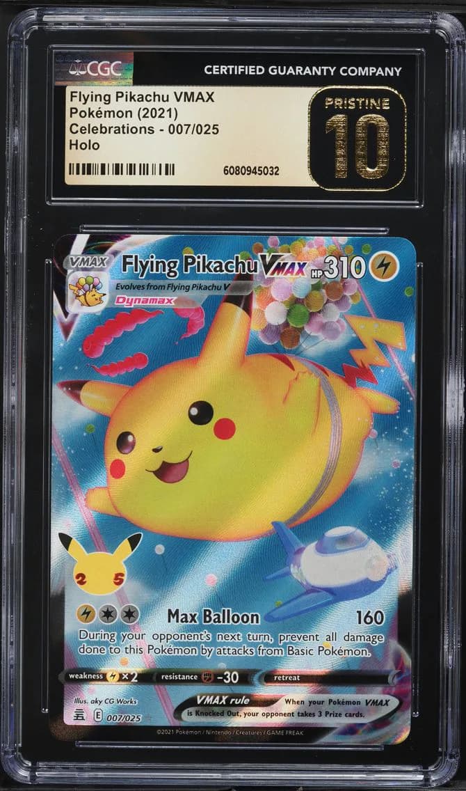 Flying Pikachu VMAX, Celebrations, CGC 10