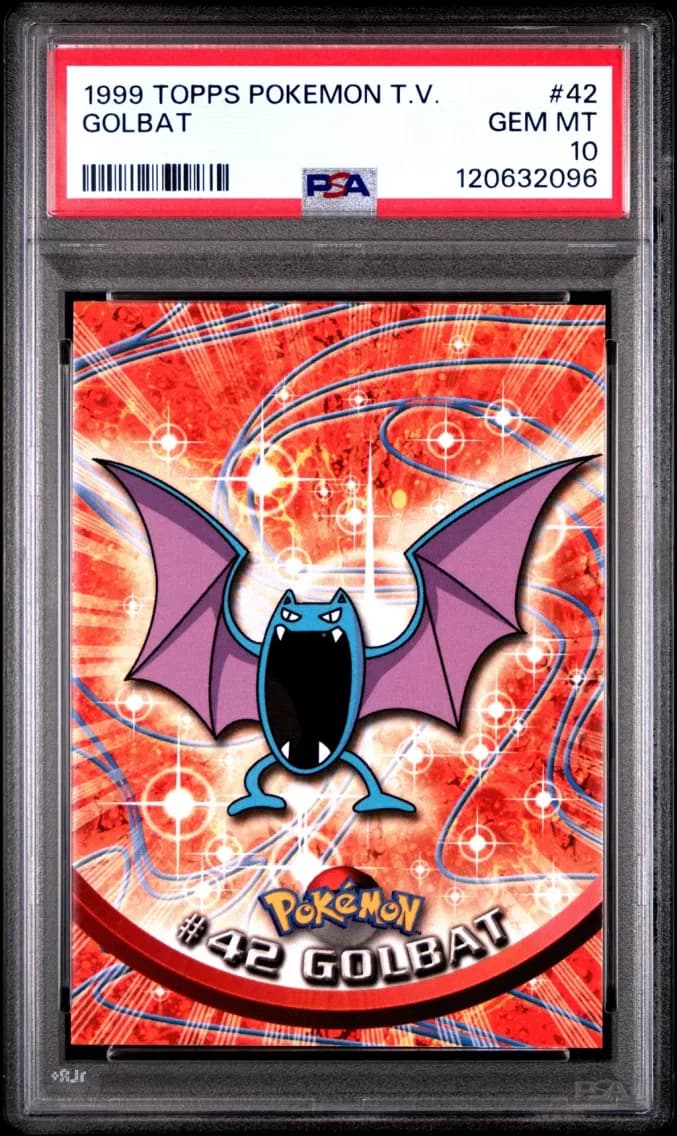 Golbat, Topps Pokemon TV, PSA 10
