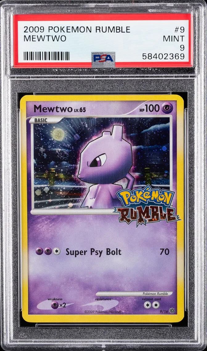 Mewtwo, Rumble, PSA 9