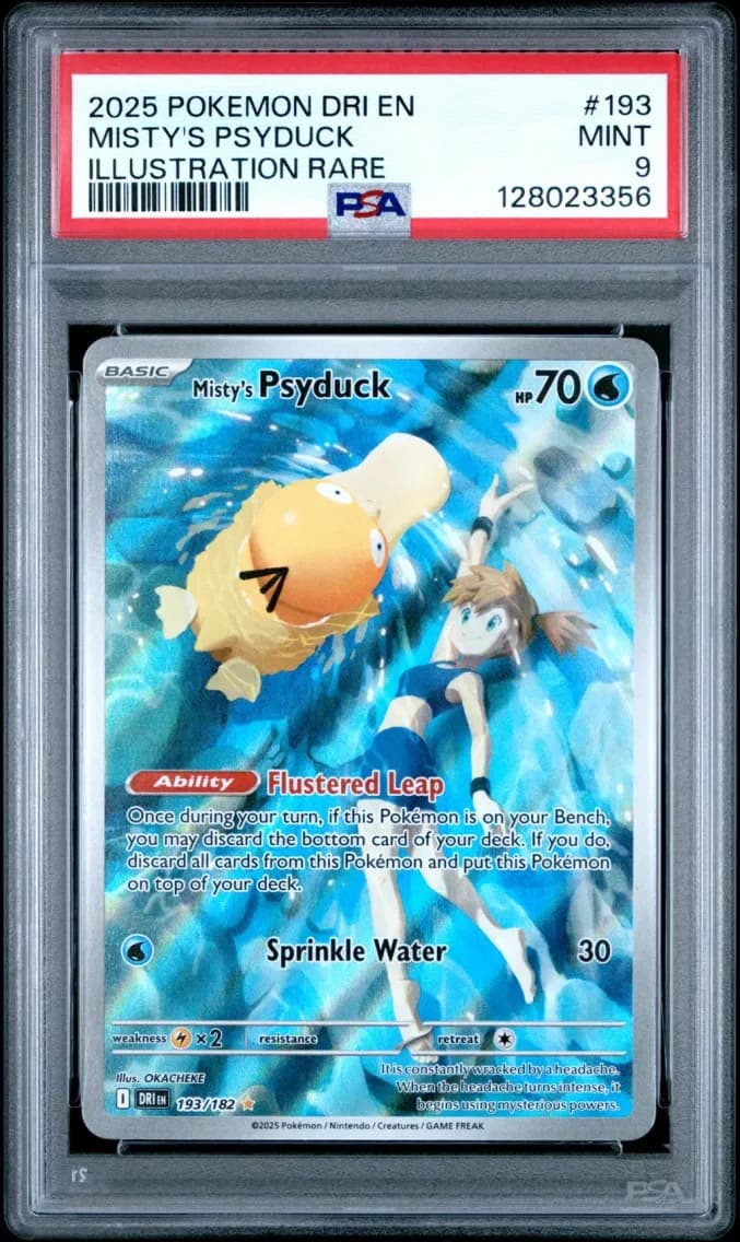 Misty's Psyduck, Destined Rivals, PSA 9
