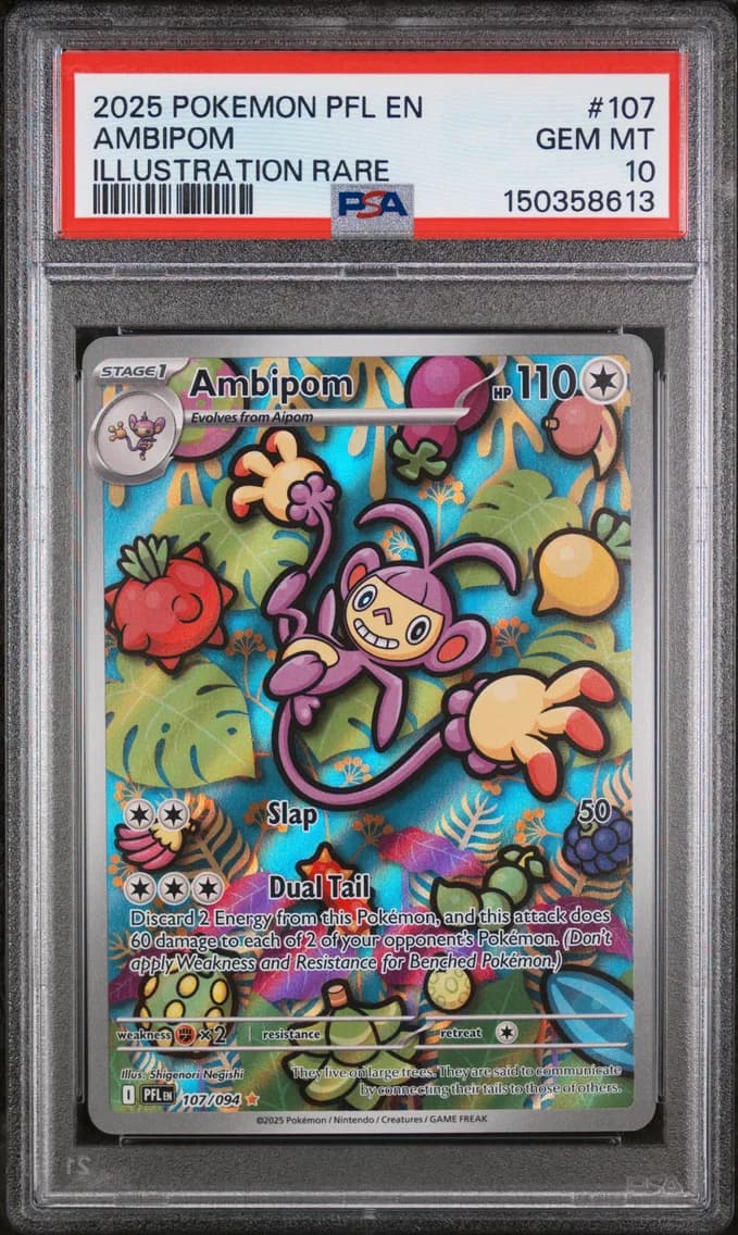 Ambipom, Phantasmal Flames, PSA 10