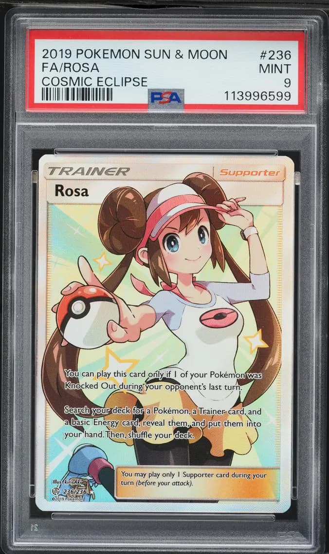 Rosa, Sun & Moon Cosmic Eclipse, PSA 9