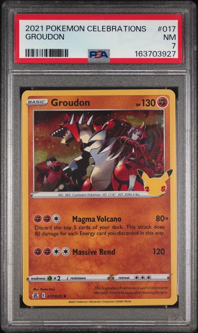 Groudon, Celebrations, PSA 7