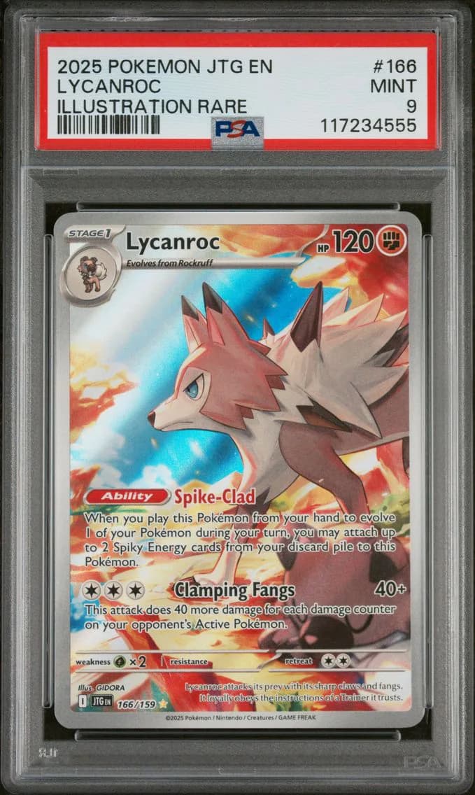 Lycanroc, Journey Together, PSA 9