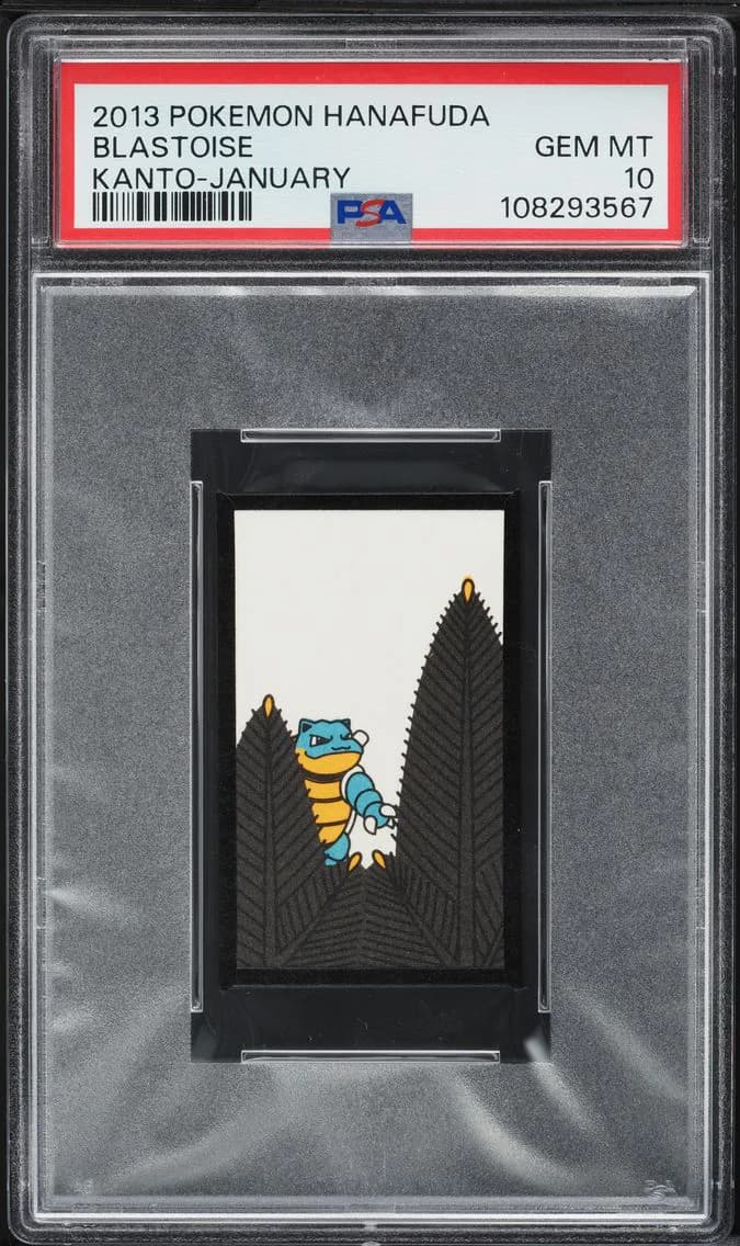 Blastoise, Hanafuda Kanto, PSA 10