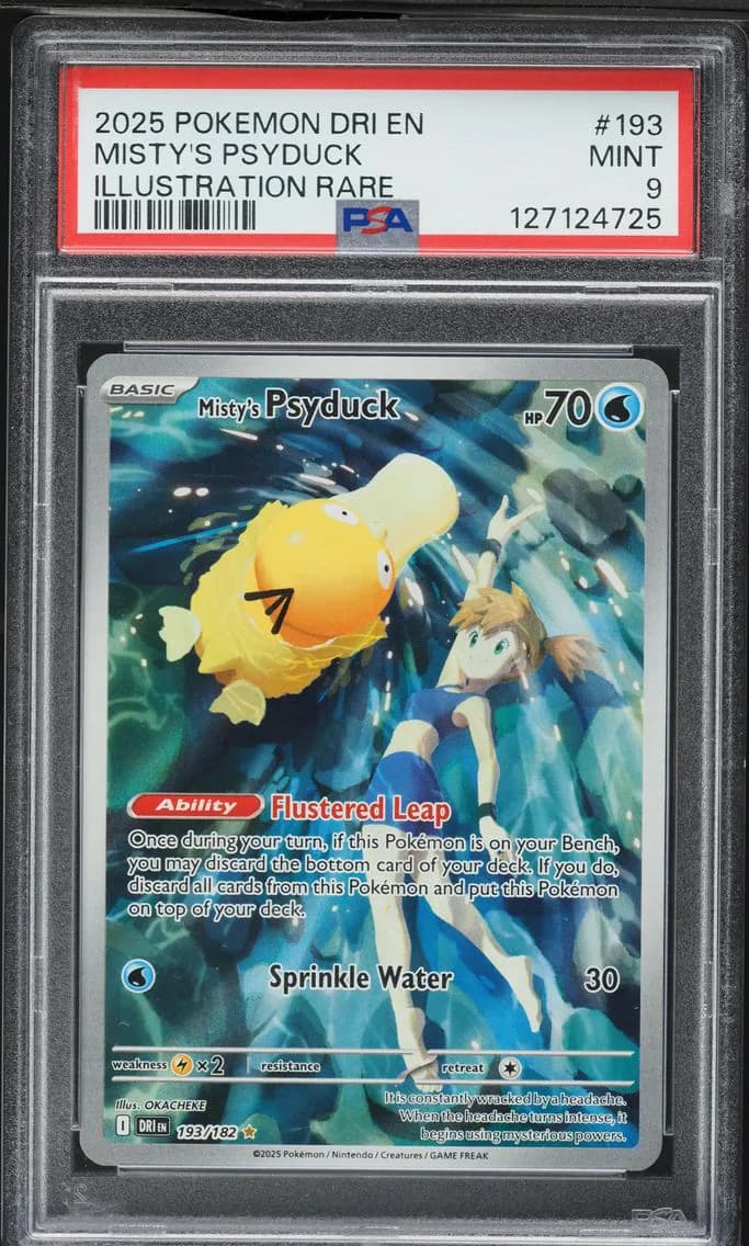 Misty's Psyduck, Destined Rivals, PSA 9
