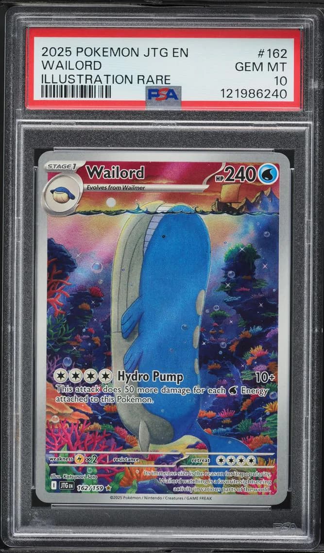 Wailord, Journey Together, PSA 10