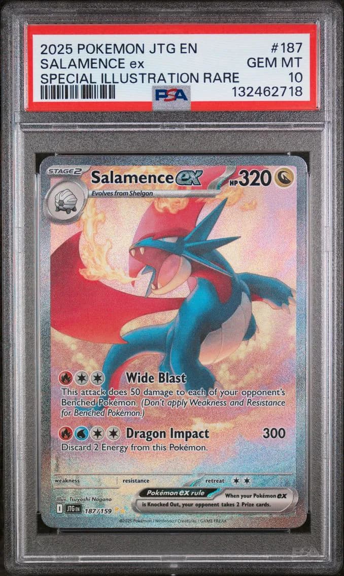 Salamence EX, Journey Together, PSA 10