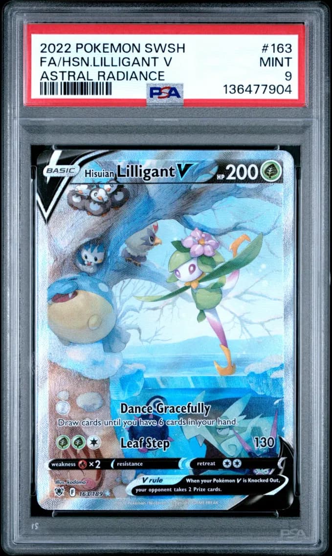 Hisuian Lilligant V, Sword & Shield Astral Radiance, PSA 9
