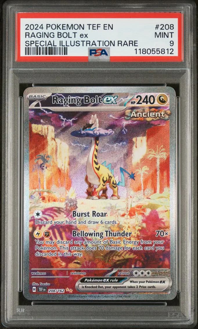 Raging Bolt EX, Temporal Forces, PSA 9
