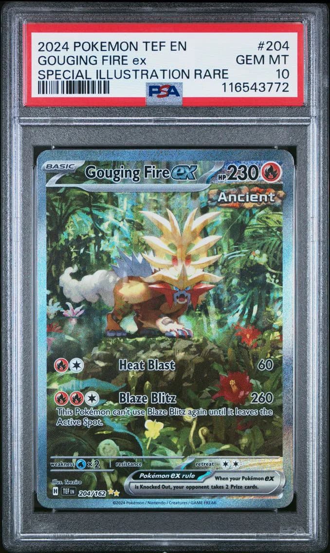 Gouging Fire EX, Temporal Forces, PSA 10