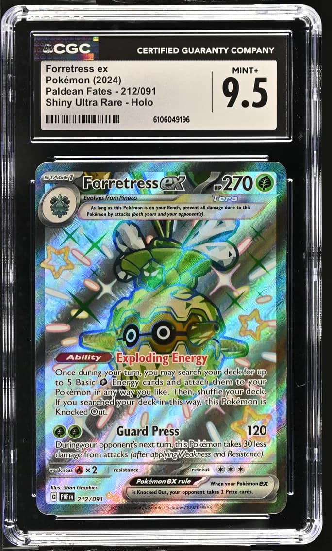 Forretress ex, Paldean Fates, CGC 9.5