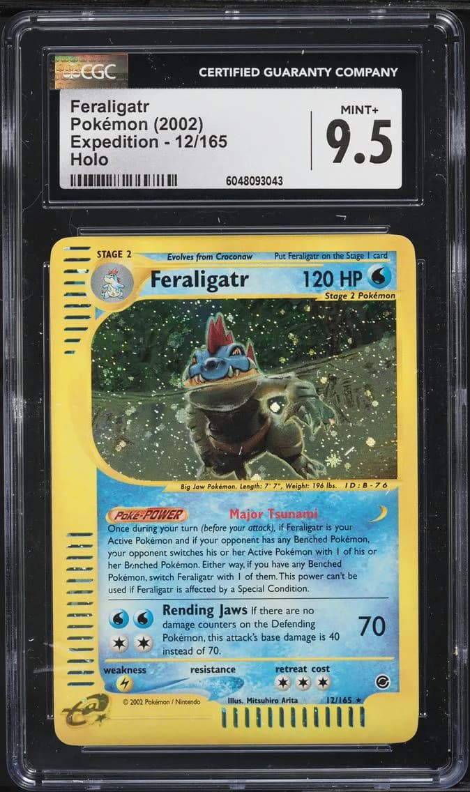 Feraligatr-Holo, Expedition, CGC 9.5