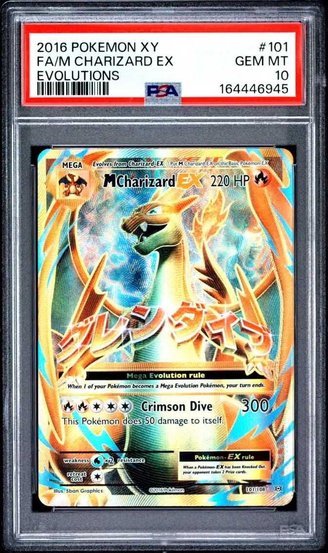M Charizard EX, XY Evolutions, PSA 10