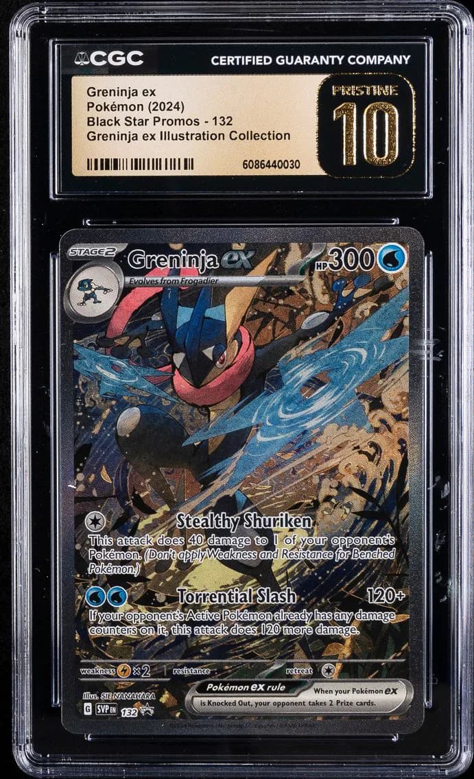 Greninja EX, Black Star Promos - Scarlet & Violet SVP EN, CGC 10
