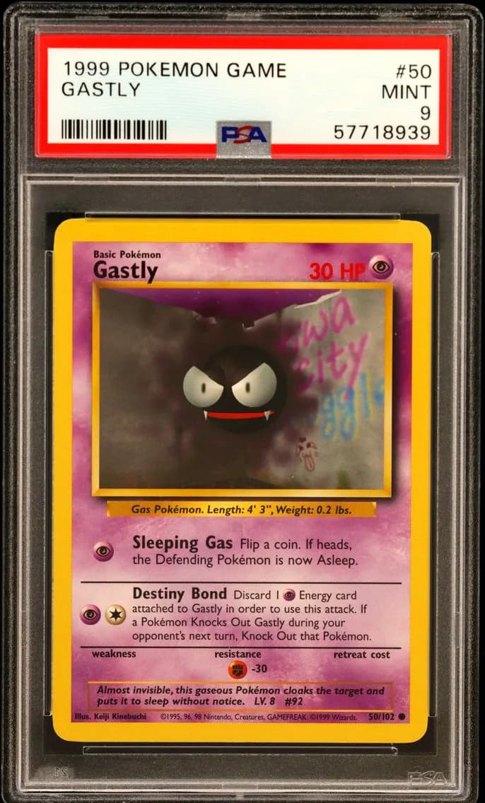 Gastly, Game, PSA 9