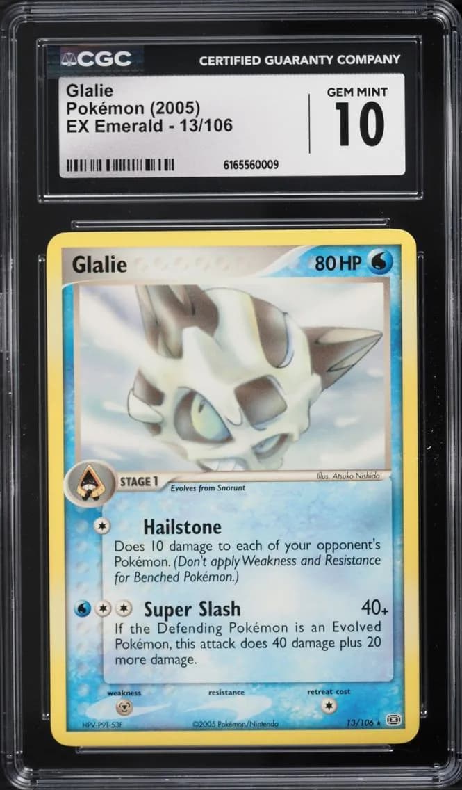 Emerald Glalie, EX Emerald, CGC 10