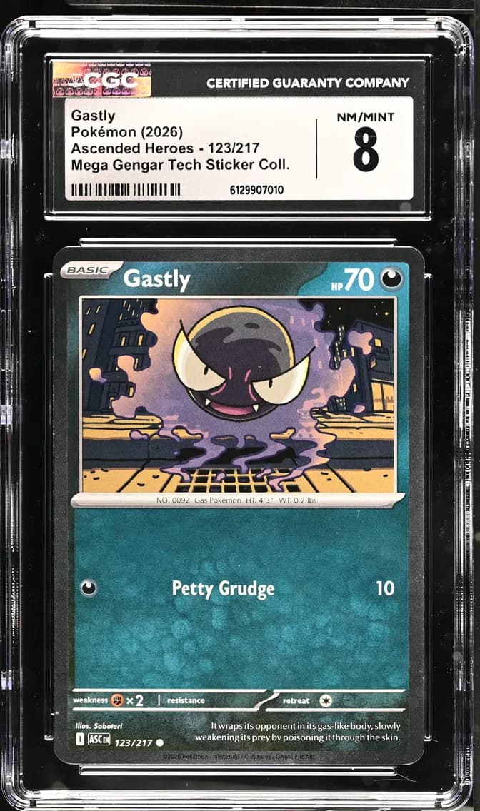 Gastly, Ascended Heroes, CGC 8