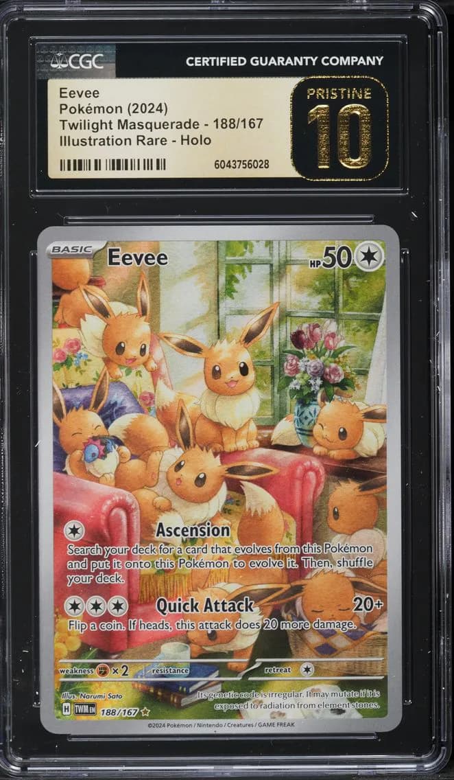 Eevee, Twilight Masquerade, CGC 10