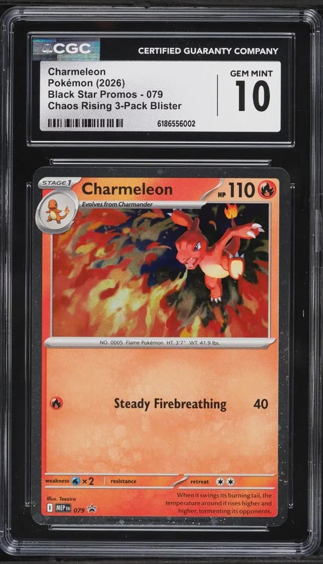 Charmeleon, Black Star Promos - Mega Evolution MEP EN, CGC 10